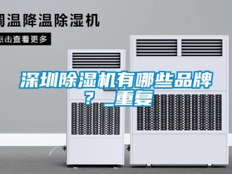 企业动态深圳除湿机有哪些品牌？_重复