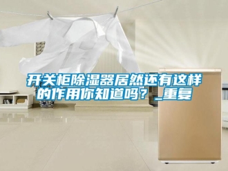 行业资讯开关柜除湿器居然还有这样的作用你知道吗？_重复