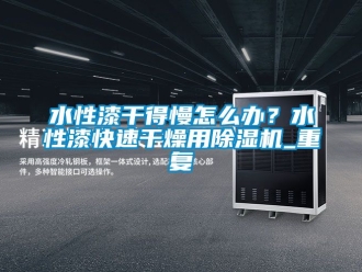 行业资讯水性漆干得慢怎么办？水性漆快速干燥用除湿机_重复
