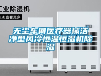 企业动态无尘车间医疗器械洁净型风冷恒温恒湿机除湿
