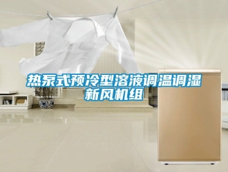 企业动态热泵式预冷型溶液调温调湿新风机组