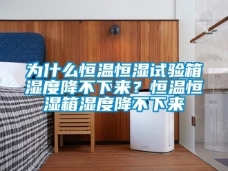 知识百科为什么恒温恒湿试验箱湿度降不下来？恒温恒湿箱湿度降不下来