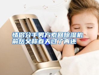 行业资讯情侣分手男方索回除湿机 前岳父称春天过了再还