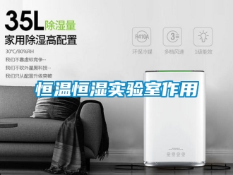 知识百科恒温恒湿实验室作用