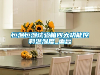 知识百科恒温恒湿试验箱四大功能控制温湿度_重复