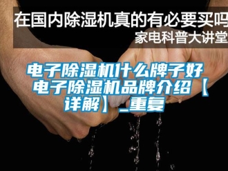企业动态电子除湿机什么牌子好 电子除湿机品牌介绍【详解】_重复