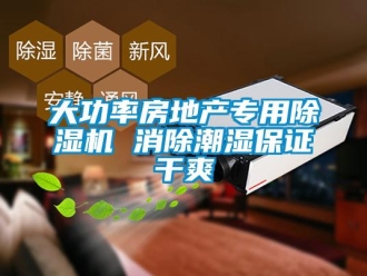 行业资讯大功率房地产专用除湿机 消除潮湿保证干爽
