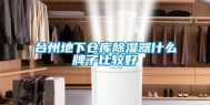 台州地下仓库除湿器什么牌子比较好