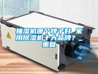 企业动态抽湿机哪个牌子好 家用除湿机十大品牌？_重复