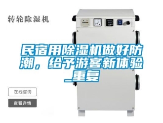 行业资讯民宿用除湿机做好防潮，给予游客新体验_重复
