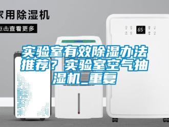 行业资讯实验室有效除湿办法推荐？实验室空气抽湿机_重复