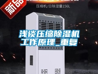 行业资讯浅谈压缩除湿机工作原理_重复