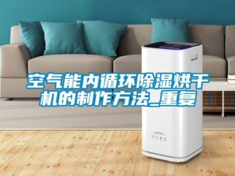 行业资讯空气能内循环除湿烘干机的制作方法_重复