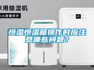 知识百科恒温恒湿箱操作时应注意哪些问题？