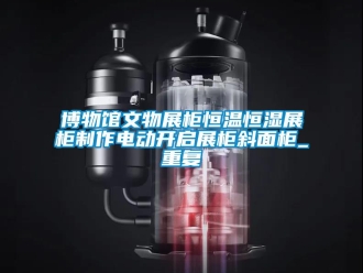 知识百科博物馆文物展柜恒温恒湿展柜制作电动开启展柜斜面柜_重复