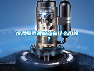 知识百科恒温恒湿试验箱有什么用途 ？