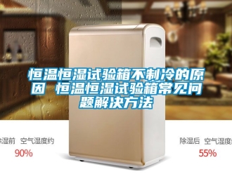 知识百科恒温恒湿试验箱不制冷的原因 恒温恒湿试验箱常见问题解决方法