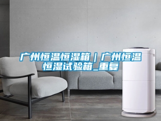 知识百科广州恒温恒湿箱｜广州恒温恒湿试验箱_重复