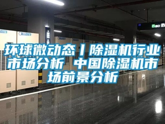 行业资讯环球微动态丨除湿机行业市场分析 中国除湿机市场前景分析