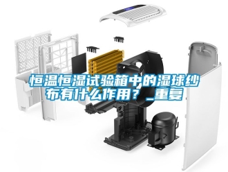 知识百科恒温恒湿试验箱中的湿球纱布有什么作用？_重复