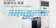 恒温恒湿箱 HG／恒工 按键式恒温恒湿试验箱 厂家批发价格