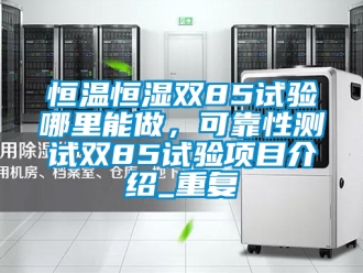 知识百科恒温恒湿双85试验哪里能做，可靠性测试双85试验项目介绍_重复