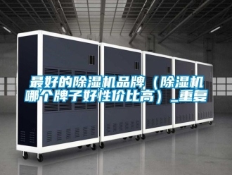 企业动态最好的除湿机品牌（除湿机哪个牌子好性价比高）_重复