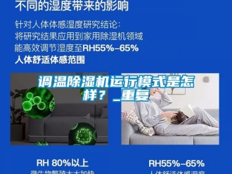行业资讯调温除湿机运行模式是怎样？_重复