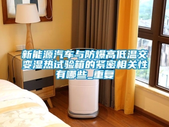 企业动态新能源汽车与防爆高低温交变湿热试验箱的紧密相关性有哪些_重复