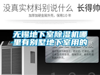 行业资讯无锡地下室除湿机哪里有别墅地下室用的