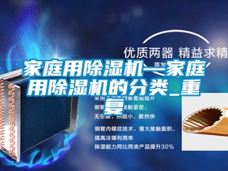 行业资讯家庭用除湿机—家庭用除湿机的分类_重复