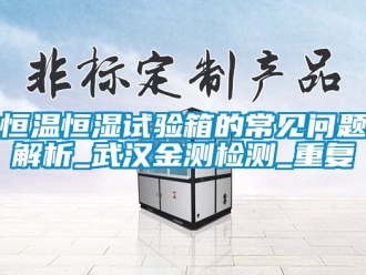 知识百科恒温恒湿试验箱的常见问题解析_武汉金测检测_重复