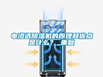 行业资讯电渗透除湿机的原理和优点是什么？_重复
