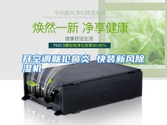 行业资讯开空调就犯鼻炎 快装新风除湿机