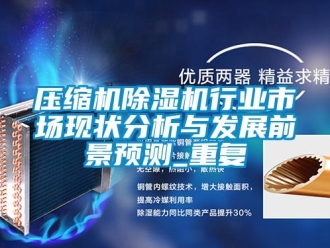 行业资讯压缩机除湿机行业市场现状分析与发展前景预测_重复