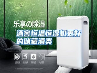 行业资讯酒窖恒温恒湿机更好的储藏酒类