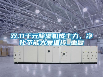 行业资讯双.11千元除湿机成主力，净化节能大受追捧_重复