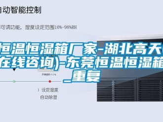 知识百科恒温恒湿箱厂家-湖北高天(在线咨询)-东莞恒温恒湿箱_重复