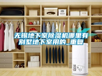 行业资讯无锡地下室除湿机哪里有别墅地下室用的_重复