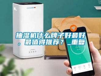 企业动态抽湿机什么牌子好最好，最值得推荐？_重复