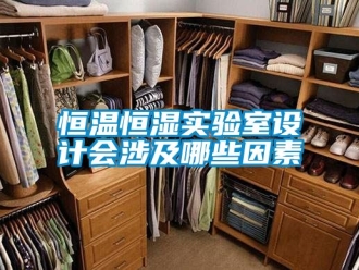 知识百科恒温恒湿实验室设计会涉及哪些因素
