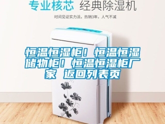 知识百科恒温恒湿柜！恒温恒湿储物柜！恒温恒湿柜厂家 返回列表页