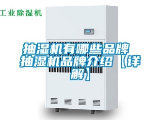 企业动态抽湿机有哪些品牌 抽湿机品牌介绍【详解】