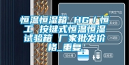 恒温恒湿箱 HG／恒工 按键式恒温恒湿试验箱 厂家批发价格_重复
