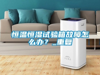 知识百科恒温恒湿试验箱故障怎么办？_重复