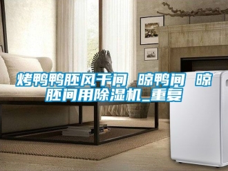 行业资讯烤鸭鸭胚风干间 晾鸭间 晾胚间用除湿机_重复