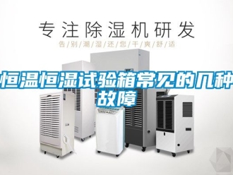 知识百科恒温恒湿试验箱常见的几种故障
