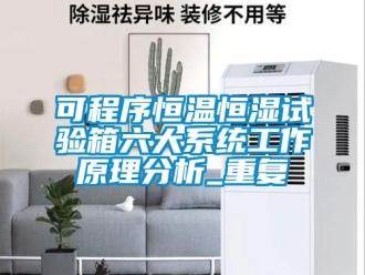 知识百科可程序恒温恒湿试验箱六大系统工作原理分析_重复