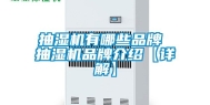 抽湿机有哪些品牌 抽湿机品牌介绍【详解】