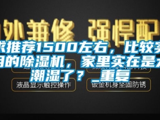 行业资讯求推荐1500左右，比较实用的除湿机，家里实在是太潮湿了？_重复